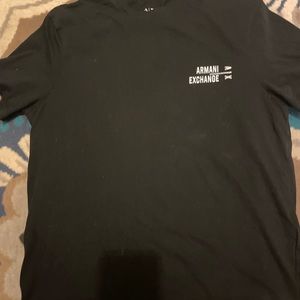 Armani Exchange Men's Logo T-Shirt, Black Size M.